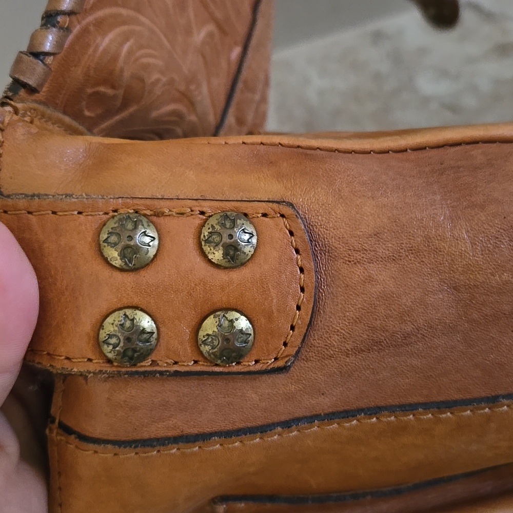 Patricia Nash Leather Satchel Bag - Picture 5 of 12